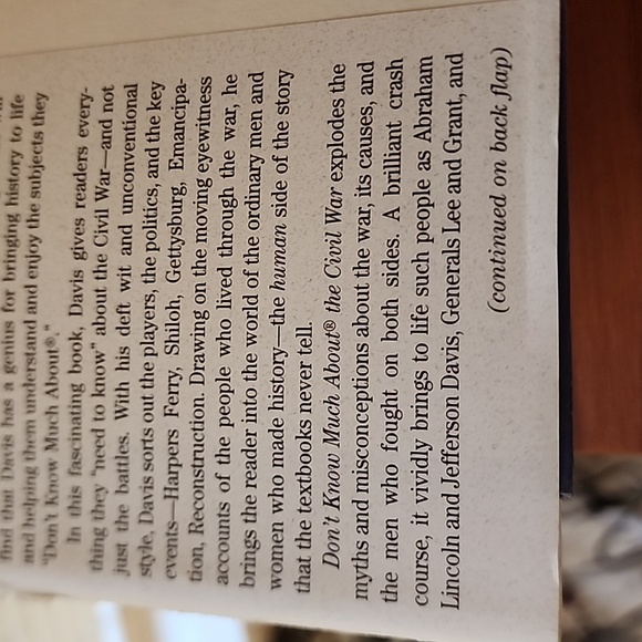 Don't Know Much About the Civil War - Picture 5 of 8